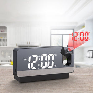 Mirror Projection Alarm Clock