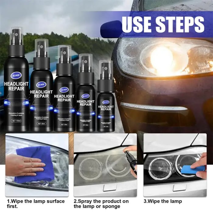 (Pack of 4 ) Multifunctional Headlight Repair Fluid