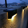 Pack Of 12 - LED Solar Lamp Path Staircase Outdoor Waterproof Wall Light💡