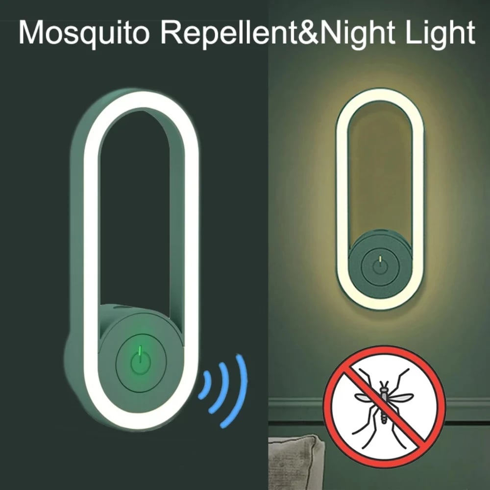 Pack of 3 - Ultrasonic Mosquito Killer with LED Sleeping Light