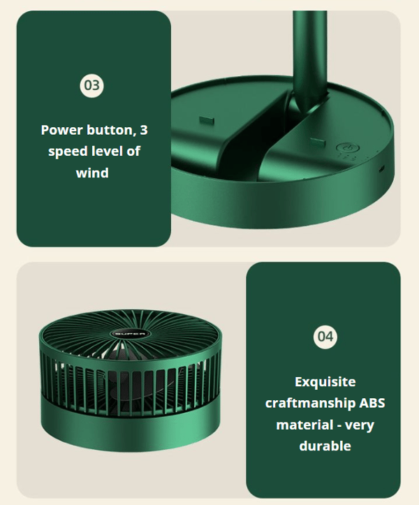 Elescopic Folding Fan