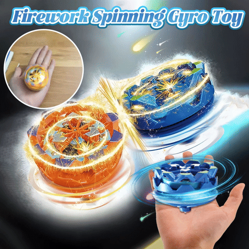 pack Of 06 - Firework Spinning Gyro Toy