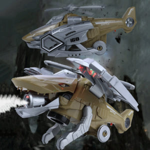 LED Transforming Dinosaur Helicopter Toy
